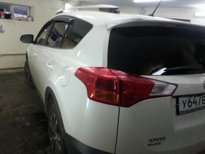 Toyota Rav 4 - тонировка стекол автомобиля - 08.09.2014