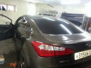 Kia Cerato - тонировка стекол, цена 1800 рублей, сентябрь 2014
