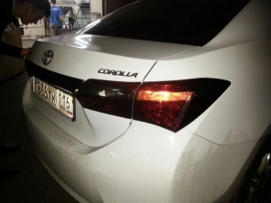 Toyota Corolla - тонировка фар авто - 24.09.2014