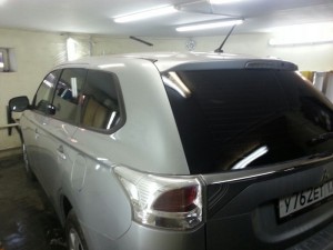Mitsubishi Outlander - тонировка стекол автомобиля - 24.09.2014