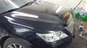 Toyota Camry - бронирование капота пленкой, защита от сколов - 03.10.2014