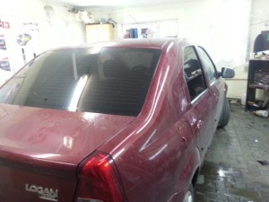 Renault Logan - тонировка авто, цена 1600 рублей, пленка Sun Control - 04.10.2014