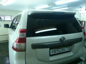 Toyota Land Cruiser Prado - тонировка стекол автомобиля, установка сигнализации - октябрь 2014