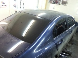 Honda Civic - тонировка автомобиля, цена 2000 рублей - 28.10.2014