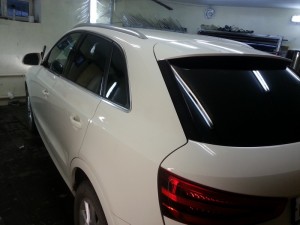 Audi Q3 - тонировка пленкой  Johnson Ceramics, цена 2500 руб. - 01.11.2014