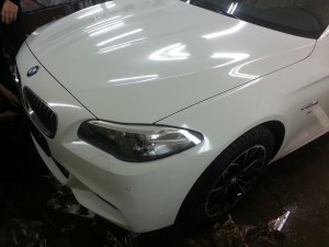 BMW M5 пакет - бронирование кузова антигравийной пленкой - 02.12.2014