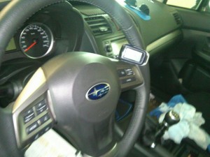 Subaru XV установка сигнализации с автозапуском StarLine А94 - 04.12.2014