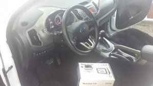 Kia Sportage - тонировка задней полусферы, установка сигнализации с автозапуском StarLine E90 GSM - ...