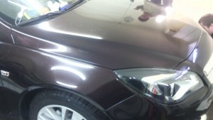 Opel Insignia - бронирование бампера, капота, крыльев, порогов, под ручками - декабрь 2014