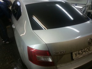 SKODA Octavia А7 - тонировка автомобиля пленкой Jonson - 06.01.2014