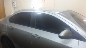 Chevrolet Aveo - тонировка передних стекол - февраль 2015
