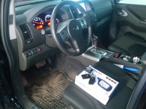 Nissan Pathfinder - установка сигнализации с автозапуском Star Line A91- февраль 2015