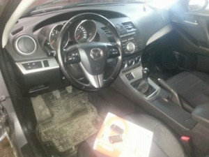 Mazda 3 - сертифицированная установка сигнализации Star Line A93, установка парктроников - февраль 2...