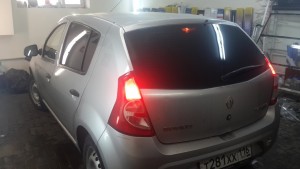 Renault Sandero - тонировка Sun Control - март 2015