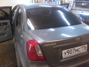 Daewoo Gentra  - тонировка задней части авто? 20% светопропускания - март 2015