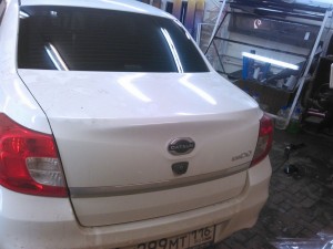 Datsun on-DO - тонировка задней части авто цена 1800 руб. - март 2015