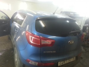 KIA SPORTAGE - тонировка автомобиля, цена 2200 руб. - апрель 2015