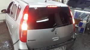 Mitsubishi Colt - тонировка автомобиля, цена 1600 руб.