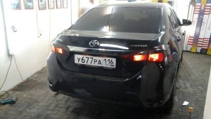 Toyota Corolla - тонировка задних фонарей, цена 1000 руб.