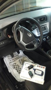 Kia Rio - сертифицированная установка StarLine A91 - цена 8800 руб.