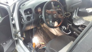 VW Polo - установка сигнализации с автозапуском StarLine A93