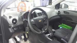 Chevrolet Aveo - сертифицированная установка StarLine A93