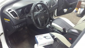 Kia Cerato - сертифицированная установка сигнализации на авто StarLine A91
