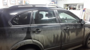 Chevrolet Captiva - тонировка задней части авто 80% затемнения, передних 30%
