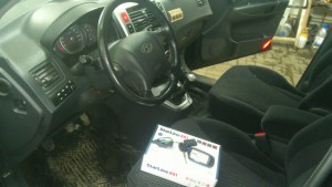 Hyundai Tucson - сертифицированная установка StarLine A91, тонировка задней части авто