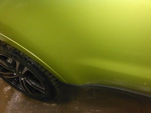 Kia Soul - бронирование антигравийной пленкой нижней части авто