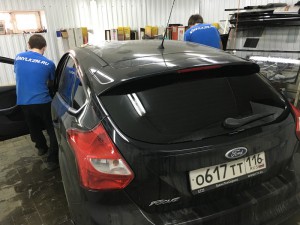 Ford Focus - тонировка задней части авто 95%, перед 50%