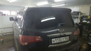 Infiniti QX56 - тонировка задней части пленкой LLumar ATR