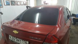 Тонировка задней части авто - Chevrolet Aveo