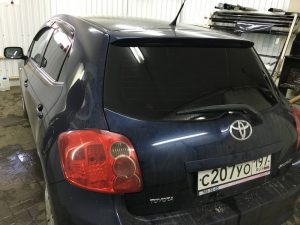 Тонировка задней части авто - Toyota Auris