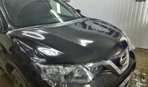 Бронирование антигравийной пленкой капота, фар, тонировка по ГОСТУ - Nissan X-Trail