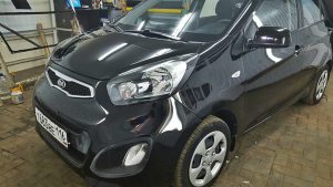 Полная глубокая полировка кузова авто, обработка защитными пастами - Kia Picanto