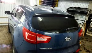 Тонировка задней части авто пленкой Llumar ATR - Kia Sportage