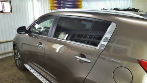 Тонировка задней части авто пленкой Sun Control - KIA Sportage