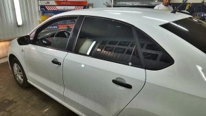 Тонировка задних стекол авто - VW Polo