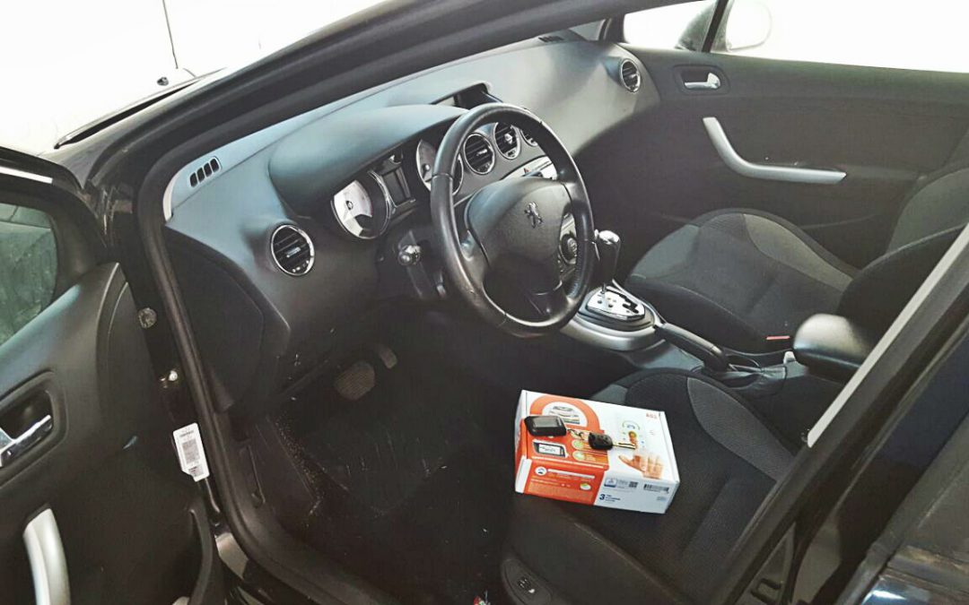 Сертифицированная установка сигнализации Starline A93 — Peugeot 207
