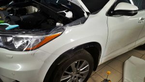 Бронирование передних крыльев - Toyota Highlander