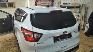 Сертифицированная установка сигнализации с автозапуском Starline A93 и тонировка - Ford Kuga