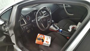 Сертифицированная установка сигнализации с автозапуском Star Line A93 и тонировка - Opel Astra J