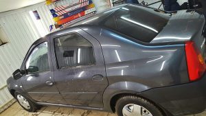 Тонировка задней части авто 75% затемнения - Renault Logan