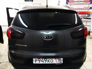 Тонировка фар автомобиля KIA Sportage