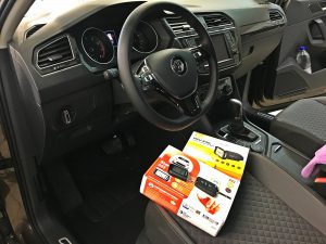 Сертифицированная установка сигнализации Starline A93 на Volkswagen Tiguan