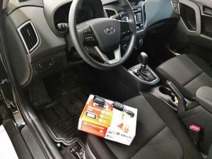 Сертифицированная установка сигнализации Starline A93 и тонировка авто Hyundai Creta