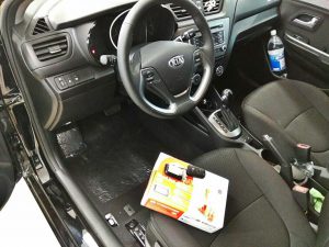 Сертифицированная установка сигнализации Starline A93 на авто Kia Rio
