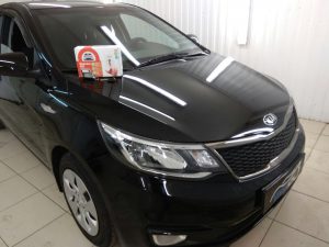 Сертифицированная установка сигнализации Starline A93 и тонировка авто Kia Rio