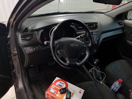 Сертифицированная установка сигнализации StarLine A93 — Kia Ceed